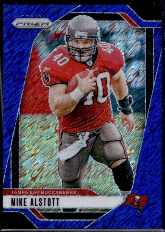 Mike Alstott 2024 Prizm #275 Blue Shimmer /25 RAW