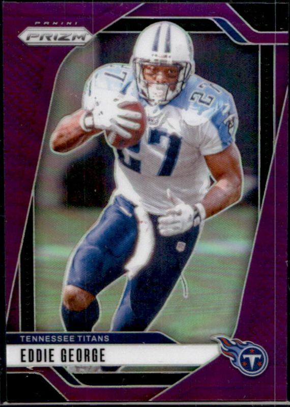 Eddie George 2024 Prizm #285 Purple /125 RAW