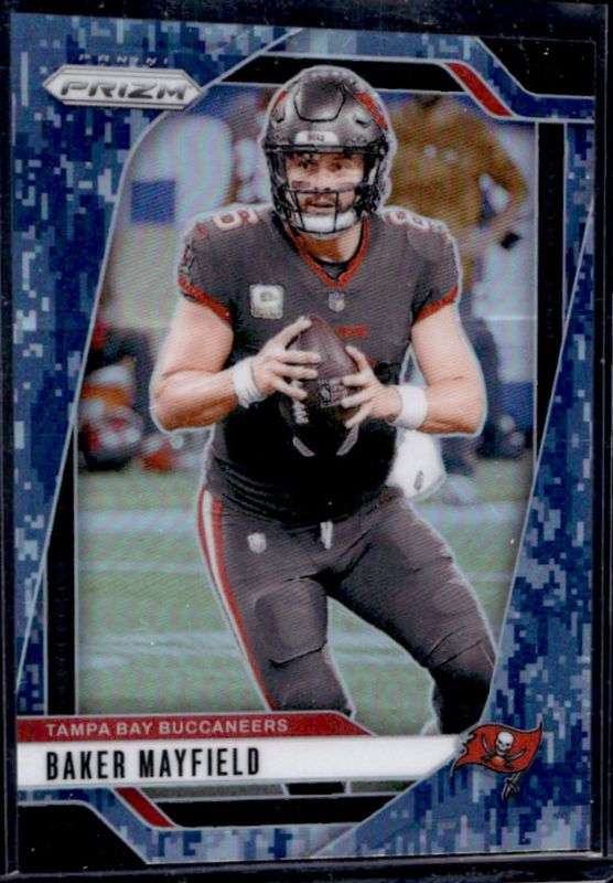 Baker Mayfield 2024 Prizm #268 Navy Camo /25 RAW