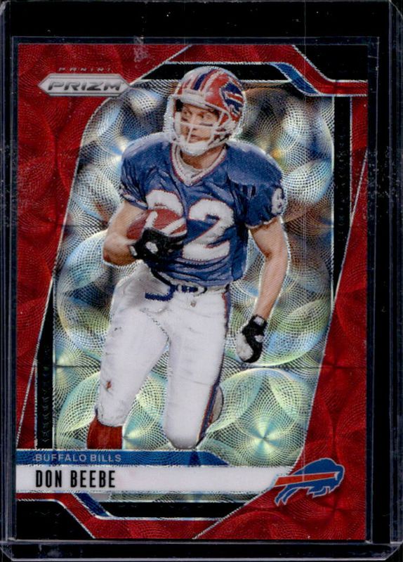 Don Beebe 2024 Prizm #35 Choice Red /20 RAW
