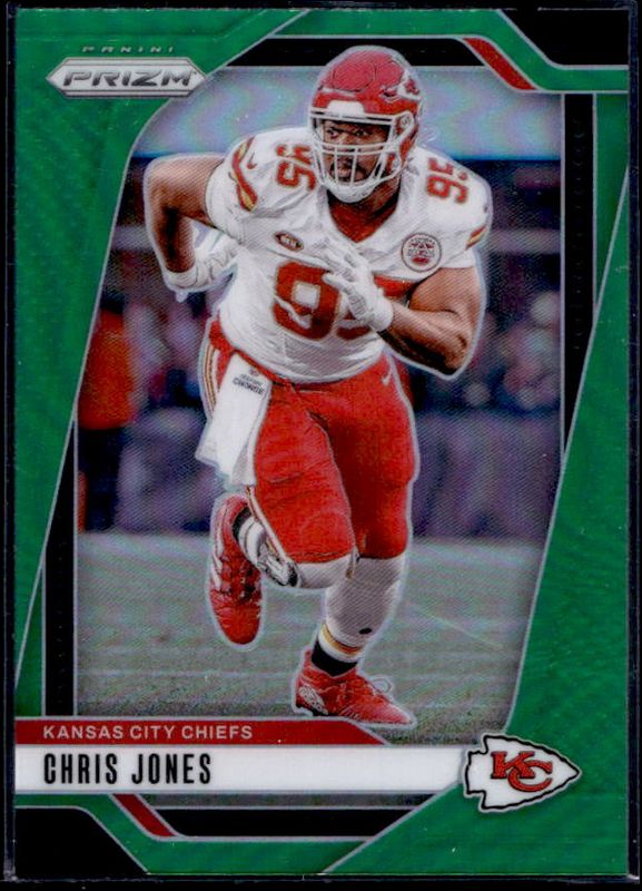 Chris Jones 2024 Prizm #143 Green RAW