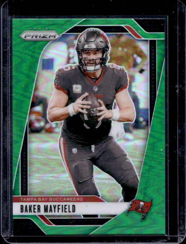 Baker Mayfield 2024 Prizm #268 Green RAW