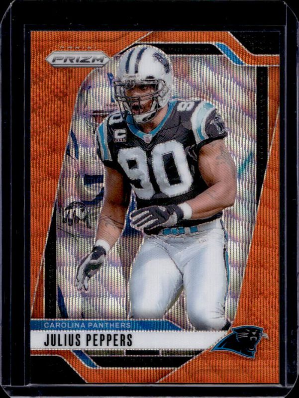 Julius Peppers 2024 Prizm #43 Orange Wave /60 RAW