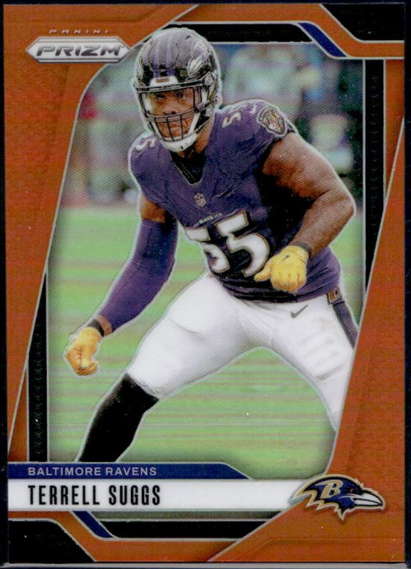 Terrell Suggs 2024 Prizm #26 Orange /249 RAW