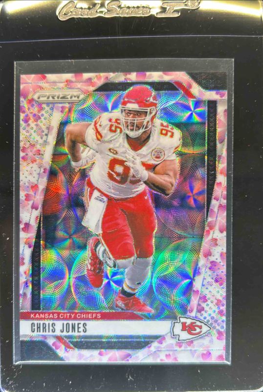 Chris Jones 2024 Prizm #143 Choice Cherry Blossom /15 RAW