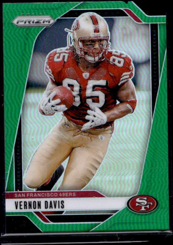 Vernon Davis 2024 Prizm #258 Green RAW