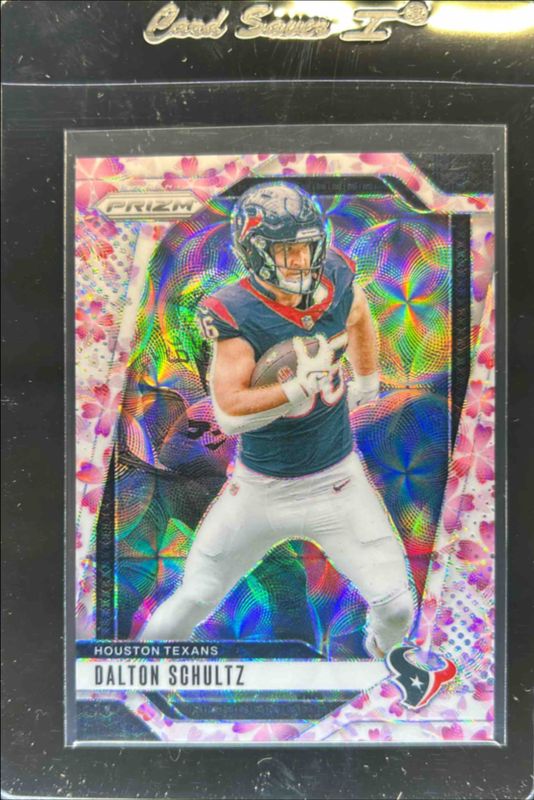 Dalton Schultz 2024 Prizm #115 Choice Cherry Blossom /15 RAW
