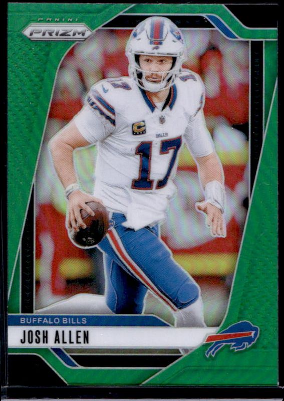 Josh Allen 2024 Prizm #28 Green RAW