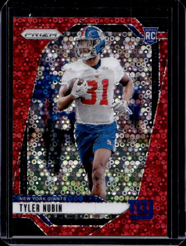 Tyler Nubin 2024 Prizm #395 No Huddle Red /75 Rookie RAW