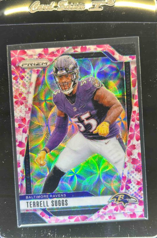 Terrell Suggs 2024 Prizm #26 Choice Cherry Blossom /15 RAW