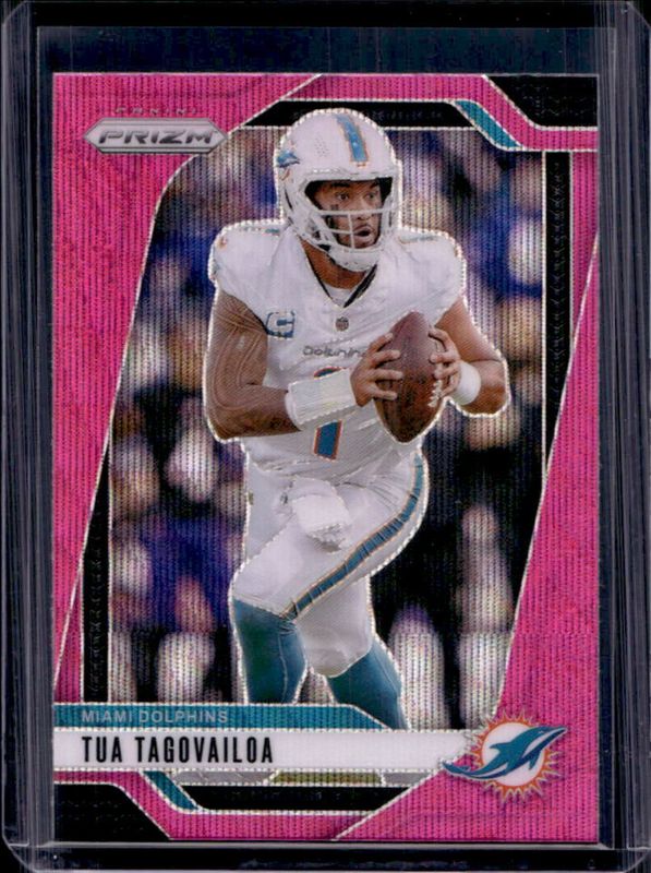 Tua Tagovailoa 2024 Prizm #175 Pink Wave RAW