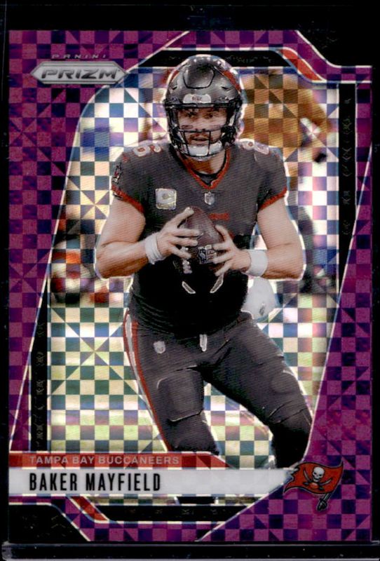 Baker Mayfield 2024 Prizm #268 Purple Power /49 RAW