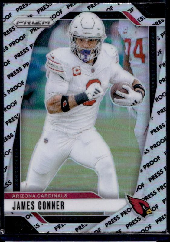 James Conner 2024 Prizm #2 Press Proof /(SSP) RAW