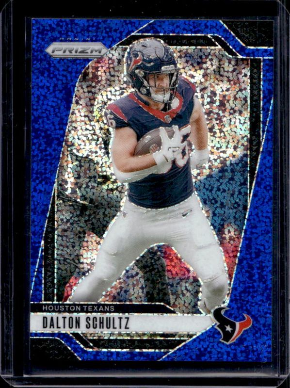 Dalton Schultz 2024 Prizm #115 Blue Sparkle /96 RAW