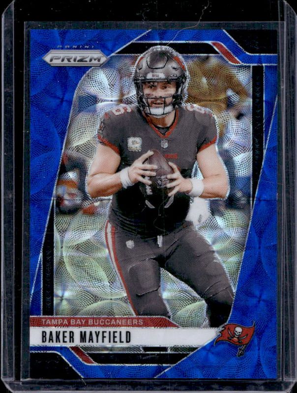 Baker Mayfield 2024 Prizm #268 Choice Blue /14 RAW