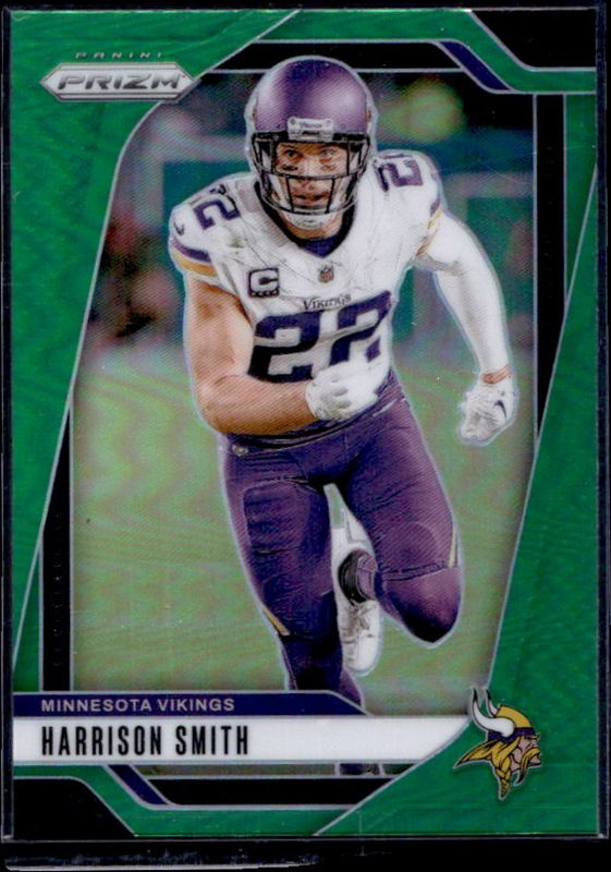 Harrison Smith 2024 Prizm #190 Green RAW