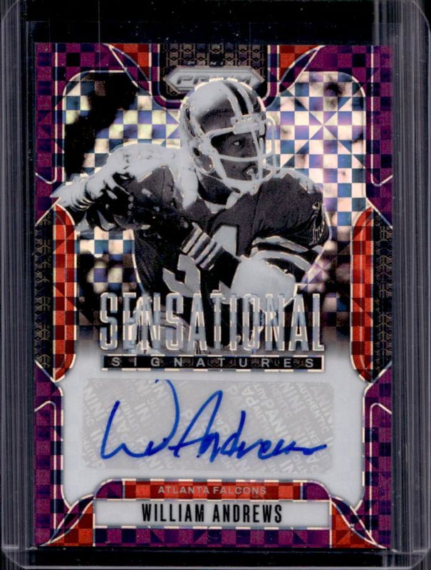 2024 Prizm #SS-WAS Sensational Signatures - Purple Power /49