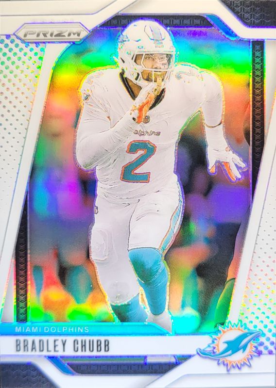 Bradley Chubb 2024 Prizm #181 White /35 RAW