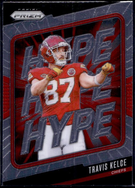 Travis Kelce 2024 Prizm #7 Hype RAW
