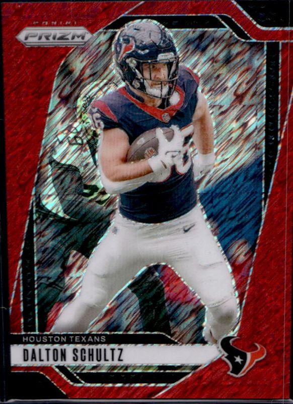 Dalton Schultz 2024 Prizm #115 Red Shimmer /35 RAW