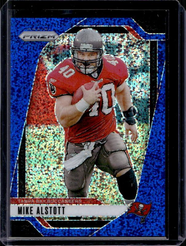 Mike Alstott 2024 Prizm #275 Blue Sparkle /96 RAW