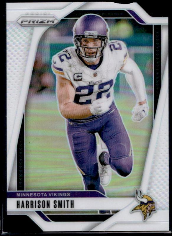 Harrison Smith 2024 Prizm #190 White /35 RAW