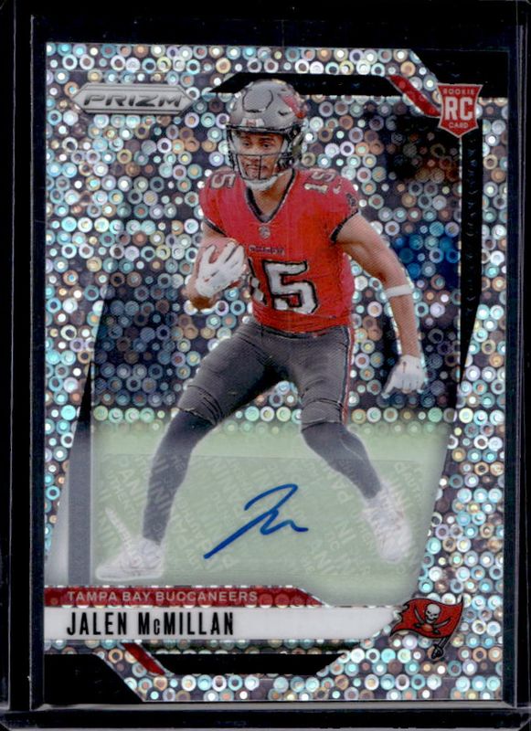 Jalen McMillan 2024 Prizm #338 Base Autographs - No Huddle Rookie RAW