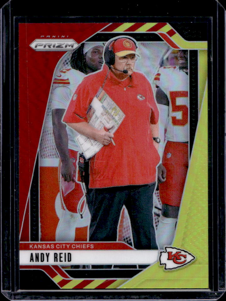 Andy Reid 2024 Prizm #145 Red & Yellow /44 Price Guide - Sports Card ...