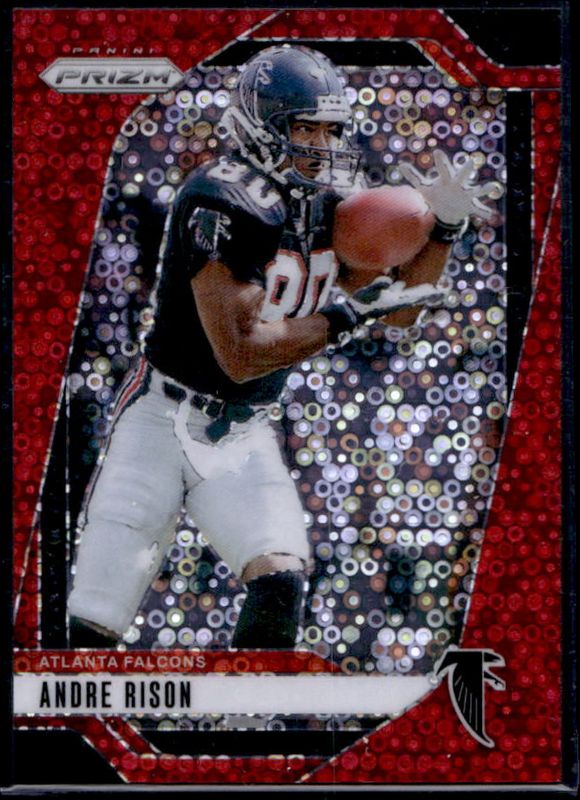 Andre Rison 2024 Prizm #16 No Huddle Red /75 RAW