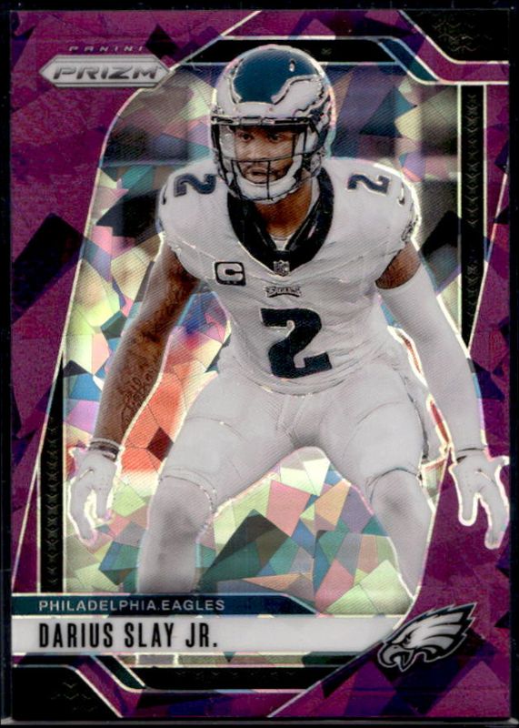 Darius Slay 2024 Prizm #235 Purple Ice /225 RAW