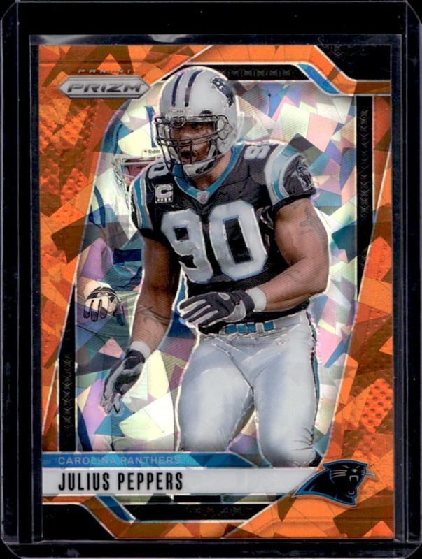 Julius Peppers 2024 Prizm #43 Orange Ice RAW