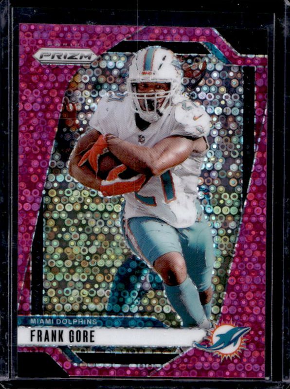 Frank Gore 2024 Prizm #184 No Huddle Pink /25 RAW