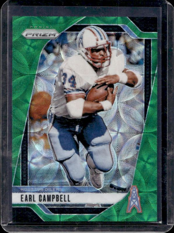 Earl Campbell 2024 Prizm #297 Green Scope /75 RAW