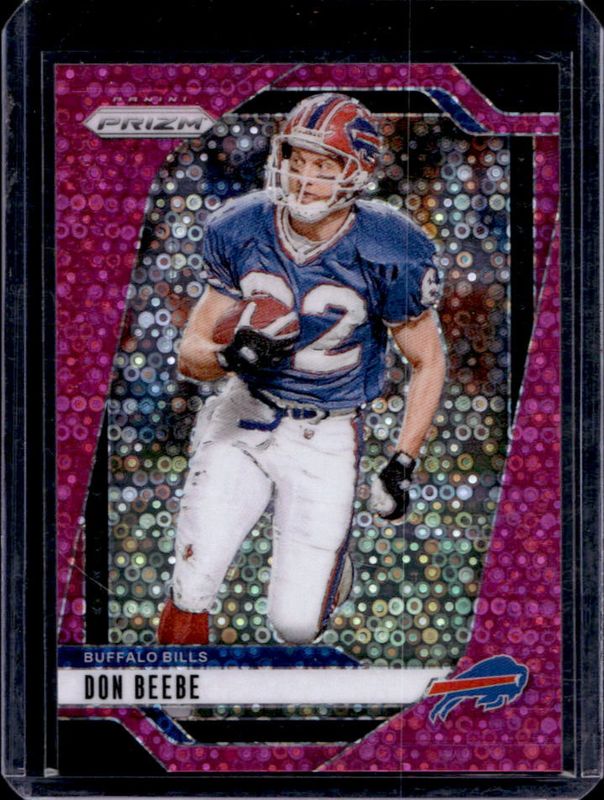 Don Beebe 2024 Prizm #35 No Huddle Pink /25 RAW