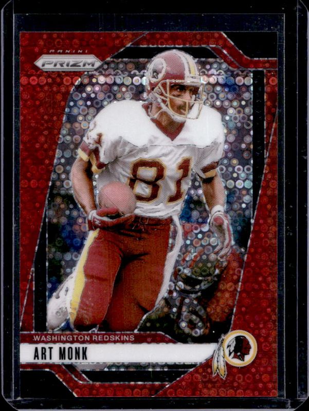 Art Monk 2024 Prizm #294 No Huddle Red /75 RAW