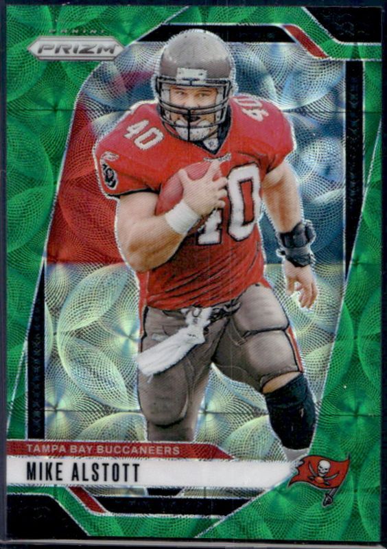 Mike Alstott 2024 Prizm #275 Green Scope /75 RAW