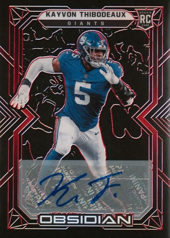 2022 Obsidian #152 Rookie Autographs - Electric Etch Red /10