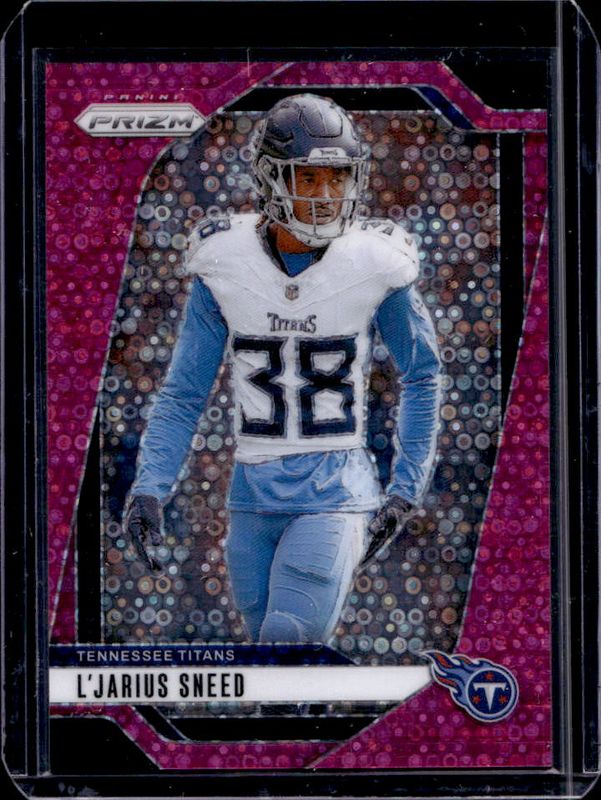 L'Jarius Sneed 2024 Prizm #283 No Huddle Pink /25 RAW