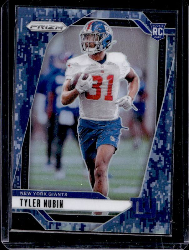 Tyler Nubin 2024 Prizm #395 Navy Camo /25 Rookie RAW