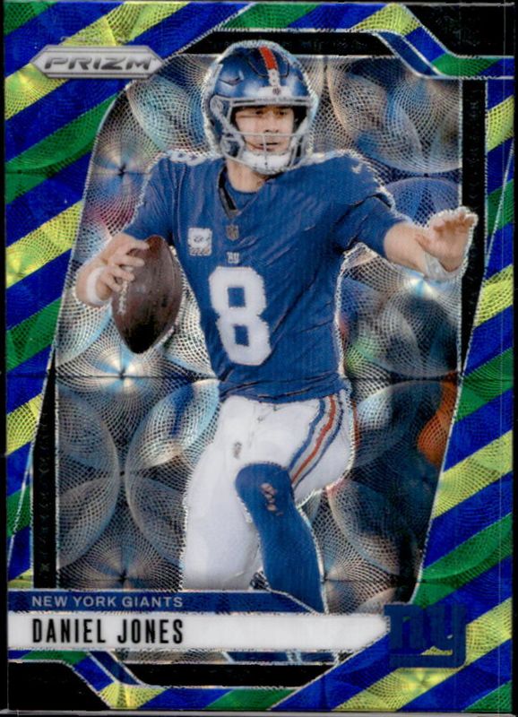 Daniel Jones 2024 Prizm #212 Choice Blue Yellow Green RAW