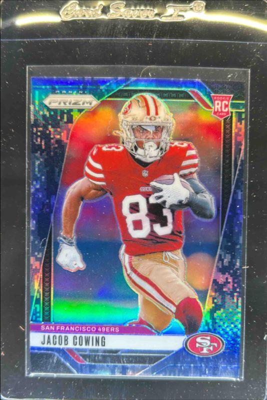 Jacob Cowing 2024 Prizm #335 Navy Camo /25 Rookie RAW