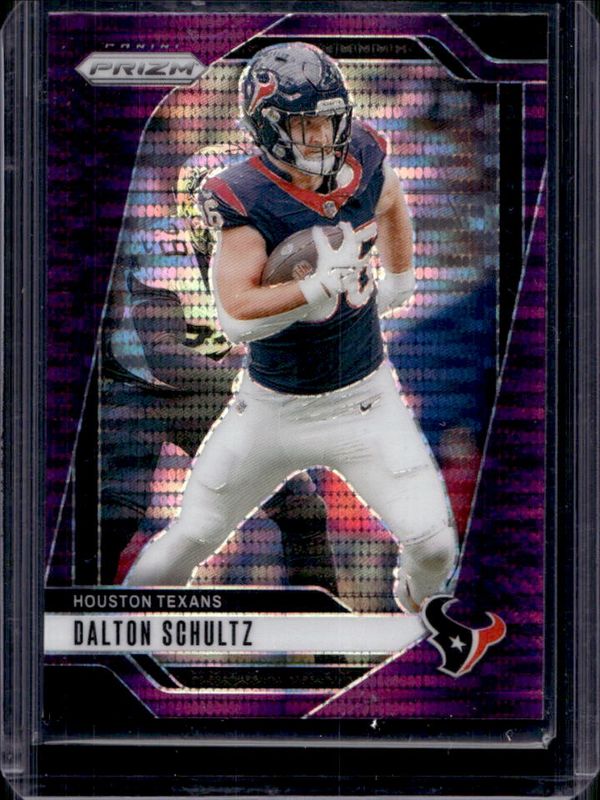 Dalton Schultz 2024 Prizm #115 Purple Pulsar RAW