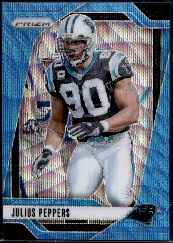 Julius Peppers 2024 Prizm #43 Blue Wave /230 RAW