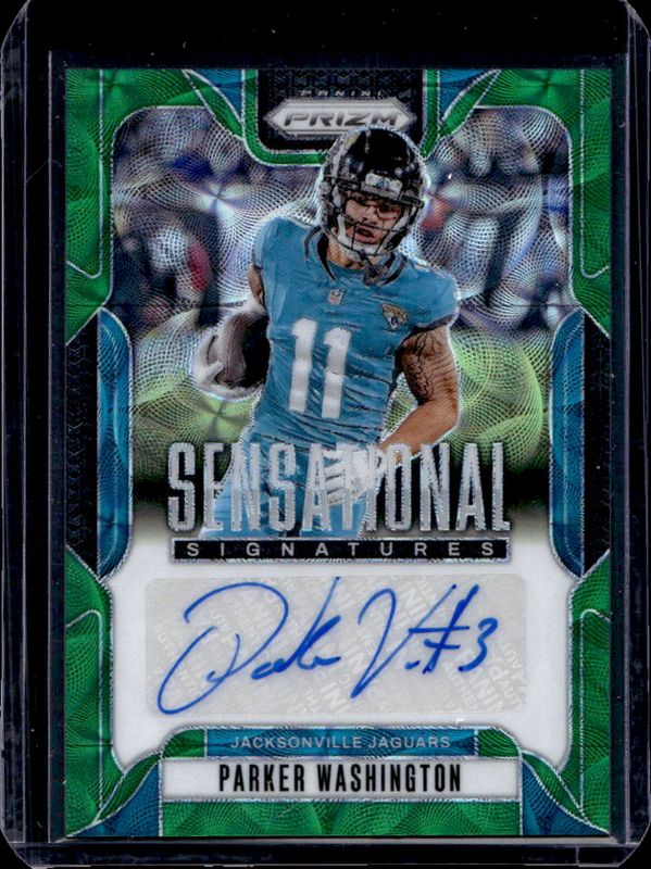 2024 Prizm #SS-PWN Sensational Signatures - Green Scope /75