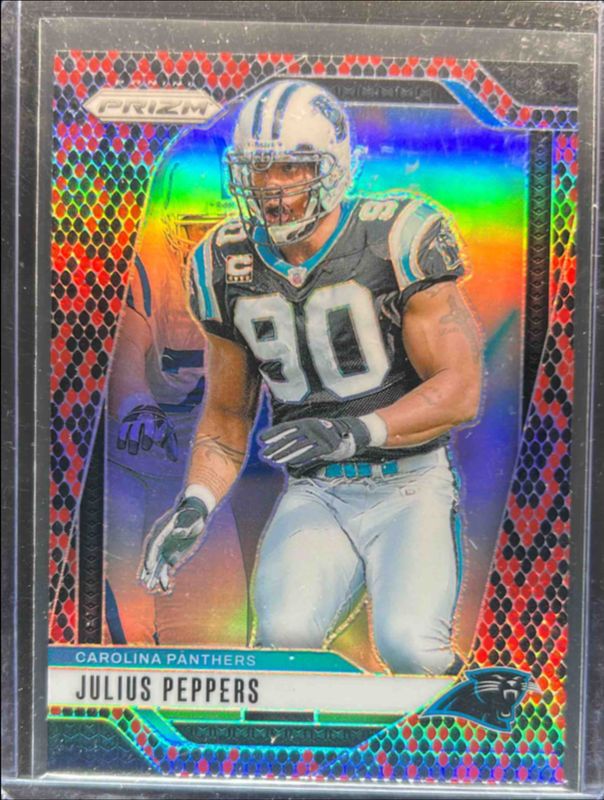 Julius Peppers 2024 Prizm #43 Snakeskin /(SSP) RAW
