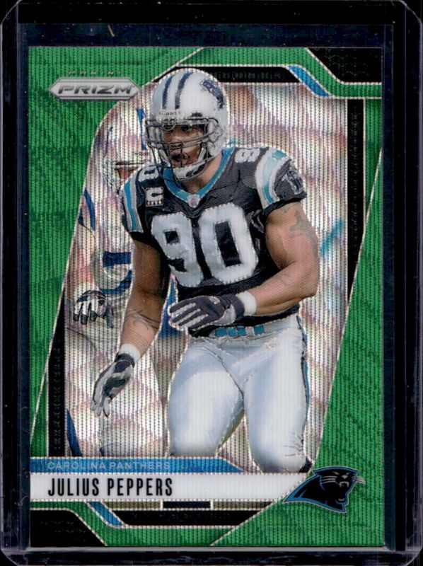Julius Peppers 2024 Prizm #43 Green Wave RAW