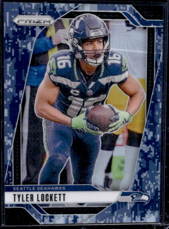 Tyler Lockett 2024 Prizm #262 Navy Camo /25 RAW