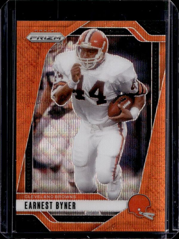 Earnest Byner 2024 Prizm #70 Orange Wave /60 RAW