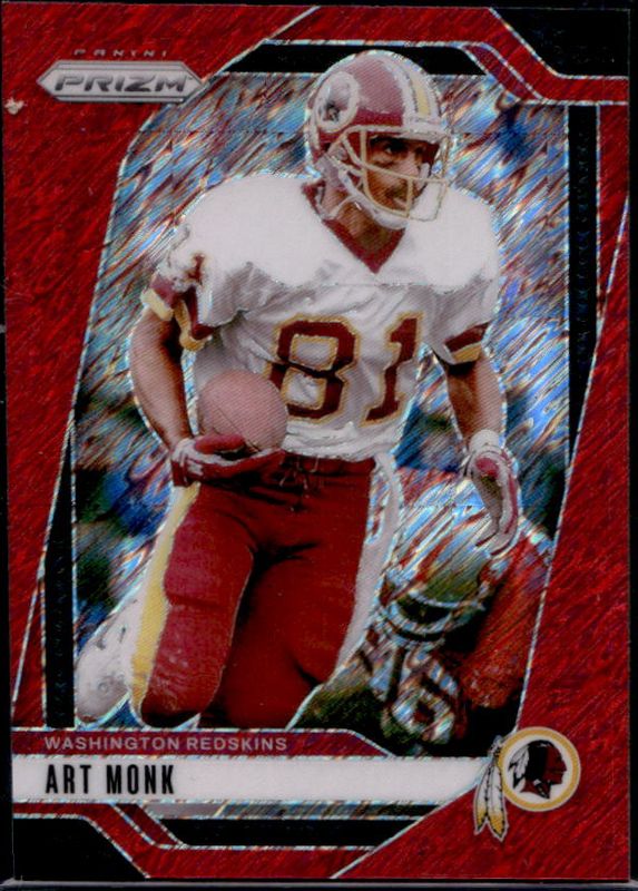 Art Monk 2024 Prizm #294 Red Shimmer /35 RAW