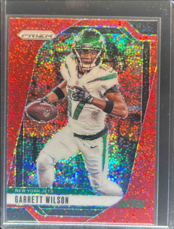 Garrett Wilson 2024 Prizm #224 Red Sparkle /(SSP) Price Guide
